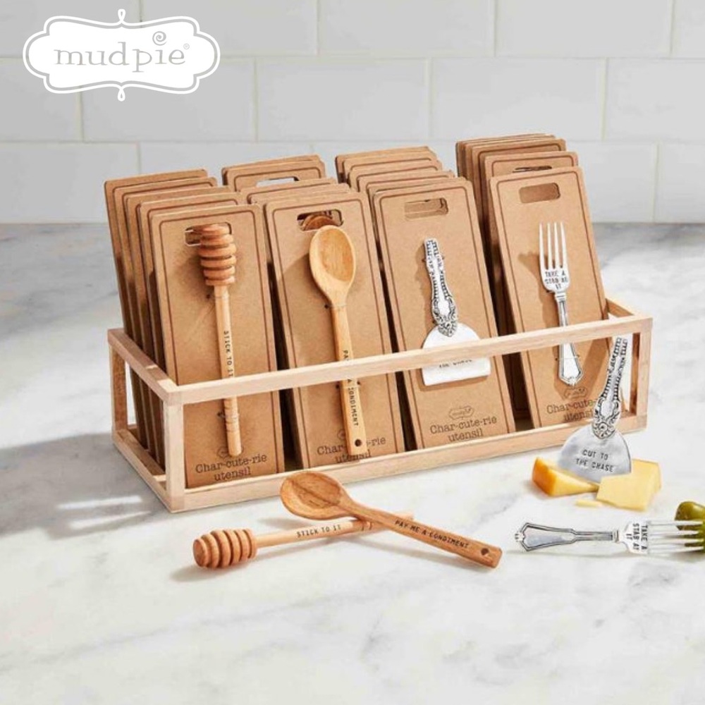 Mud Pie Charcuterie Silver Plated Fork